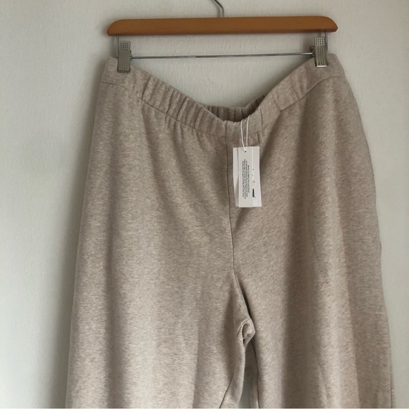 Vince size XL Crop Pull On Cotton Blend Pants in White Sand - Picture 3 of 12